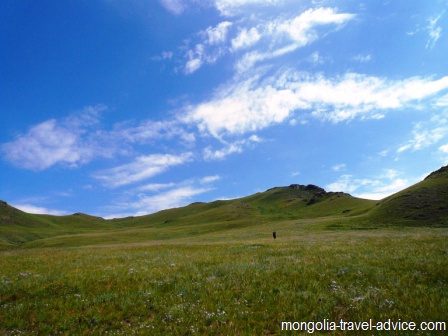 Mongolei Khangai-Gebirge