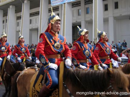 Mongolia Naadam parade