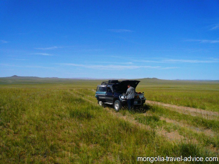 west-Mongolië afbraak Grote Meren Depressie