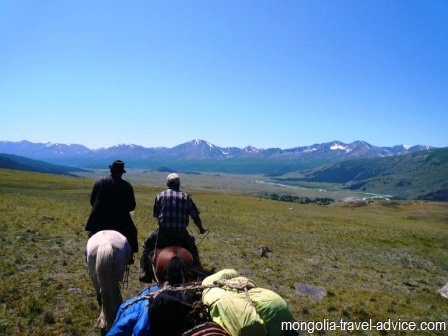 West Mongolia horse treks tavan bogd