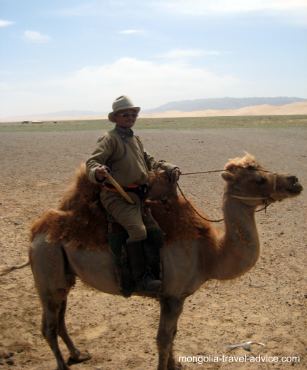 Gobi Desert Mongolia camel ride