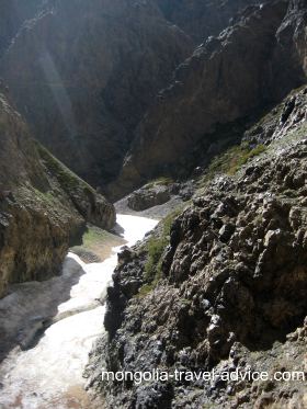 Gobi Desert Ice Gorge Yolyn Am